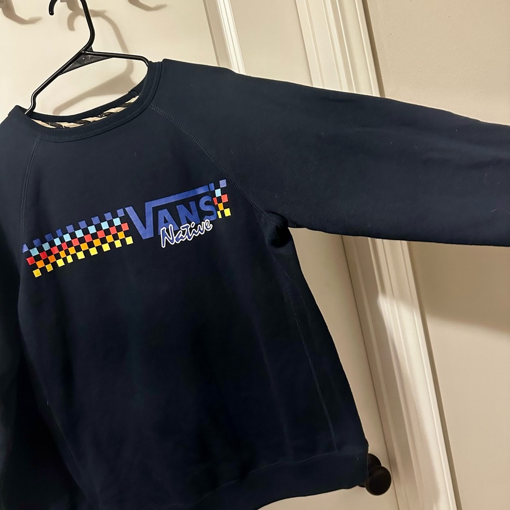 Vans Dark Blue Sweatshirt with Logo